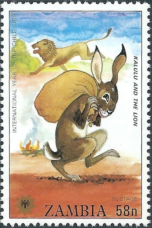Kalulu and the lion