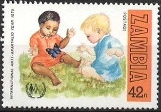 Infants and butterfly