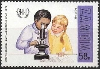 Children and mikcroscope