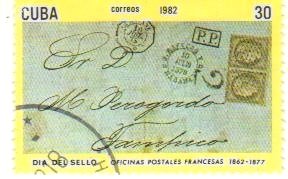 Letter of French Post from Cuba