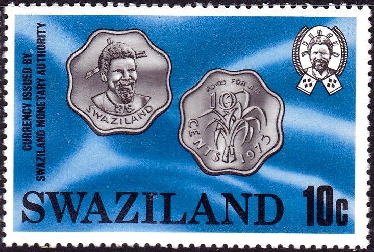 King Sobhuza II and sugar cane