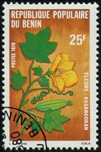 Stamp, Assangokan, Benin,  , Flowers