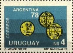 Stamp, Globes, Uruguay,  , Philately