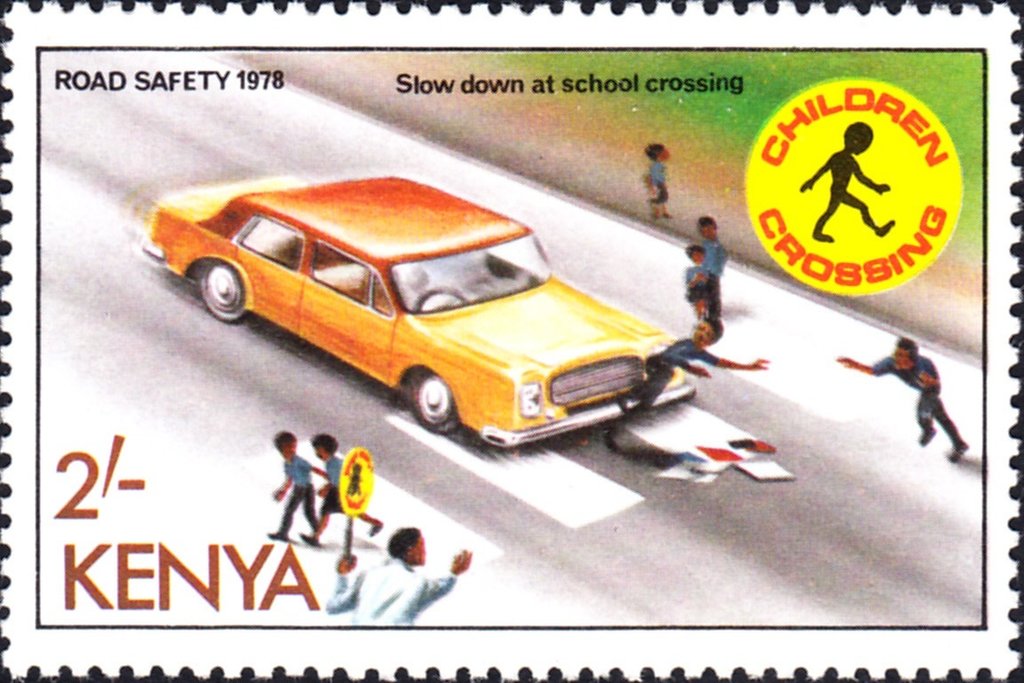 "Slow down at School Crossing"