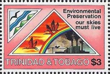 Stamp, Our skies must live, Trinidad and Tobago,  
