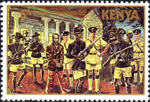 Stamp, "Struggle for Independence, 1952", Kenya,  