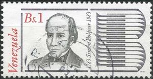 Stamp, Simon Rodriguez, Venezuela,  