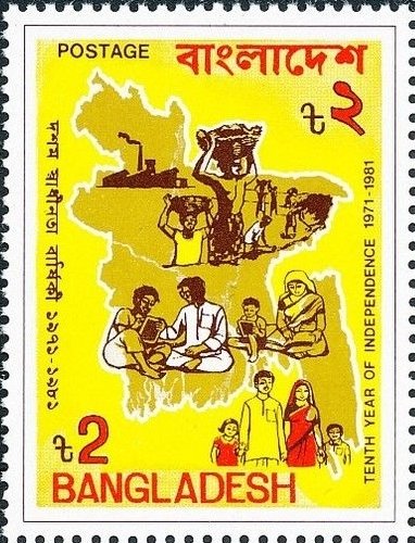 Map of Bangladesh, people development