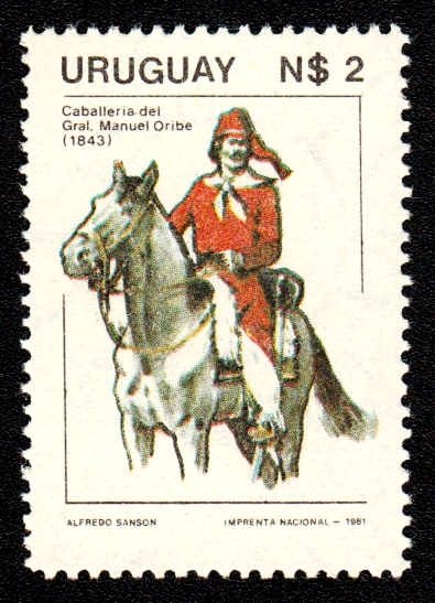Cavalry soldier, 1843
