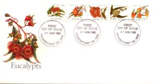 Eucalyptus issued only in Vending machine booklets