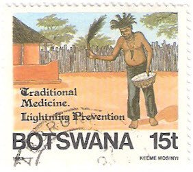 Stamp, Lightning prevention, Botswana,  , Medical Science