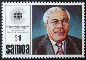 Stamp, Portrait, Samoa,  , Heads of State