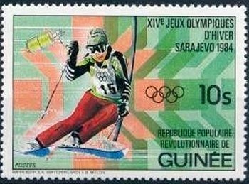 Downhill skiing
