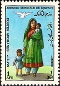 Mother and children