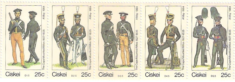 Military Uniforms: Cape mounted rifles