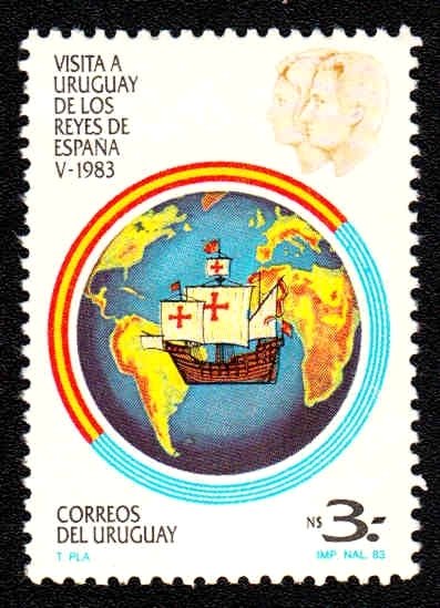 Globe and Santa Maria ship