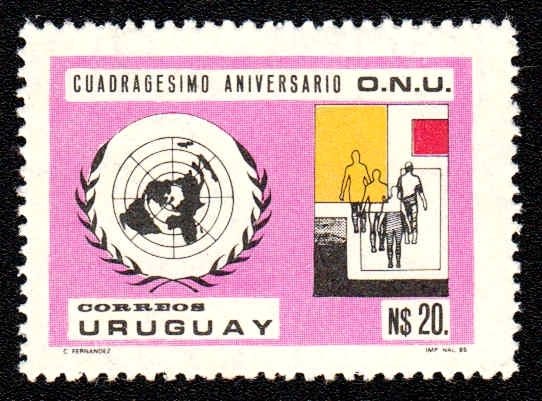 UN, 40th anniv.