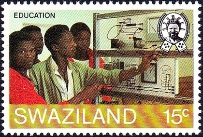 Stamp, Technical training school, Swaziland,  