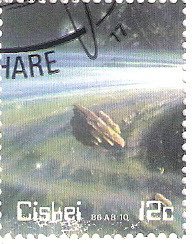 Stamp, Halley's comet-8, South Africa, Homelands,  , Comets