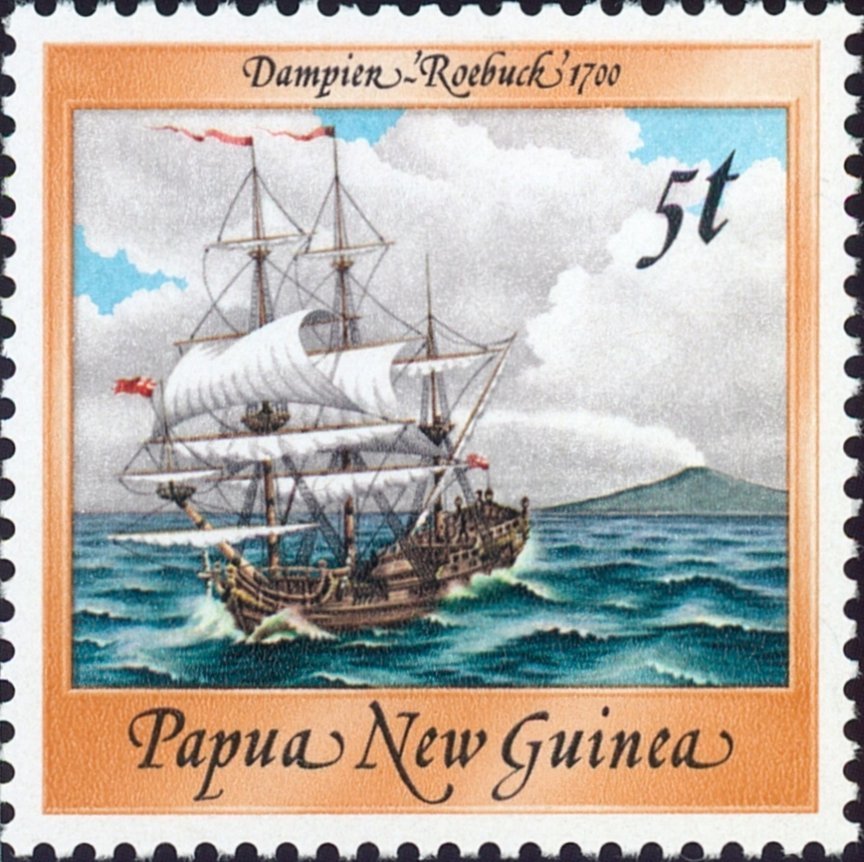 Dampier "Roebuck", 1700