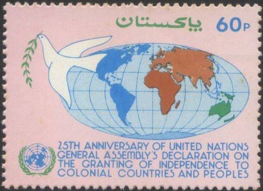 25th Anniv of U.N. General Assembly's Declaration on Indepen