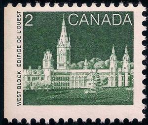 Stamp, West Block, Canada,  , Parliaments, Buildings