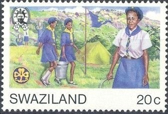 Girl Guides camping