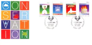 First Day Cover, Conservation of natural commodities, Australia,  