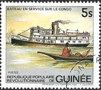 Steamboat on the Congo