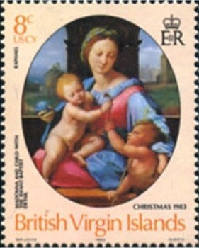 Madonna and Child with the Infant Baptist, by Raphael