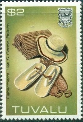 Fisherman's hat and canoe bailers