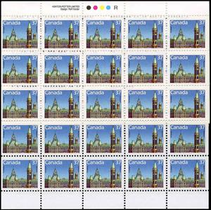 Booklet Pane, Parliament, Canada,  