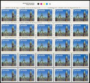 Booklet Pane, Parliament, Canada,  