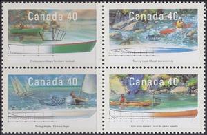 Se-tenant, Pleasure Craft, Canada,  