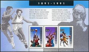 Souvenir Sheet, Basketball, Canada,  , Basketball, Hands