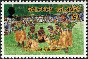 Stamp, Traditional Celebrations, Solomon Islands,  , Feasts