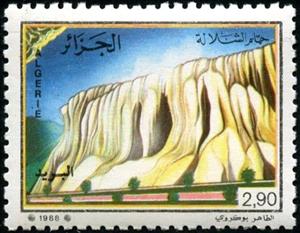 Stamp, Caverns, Algeria,  , Landscapes, Mountains, Rock