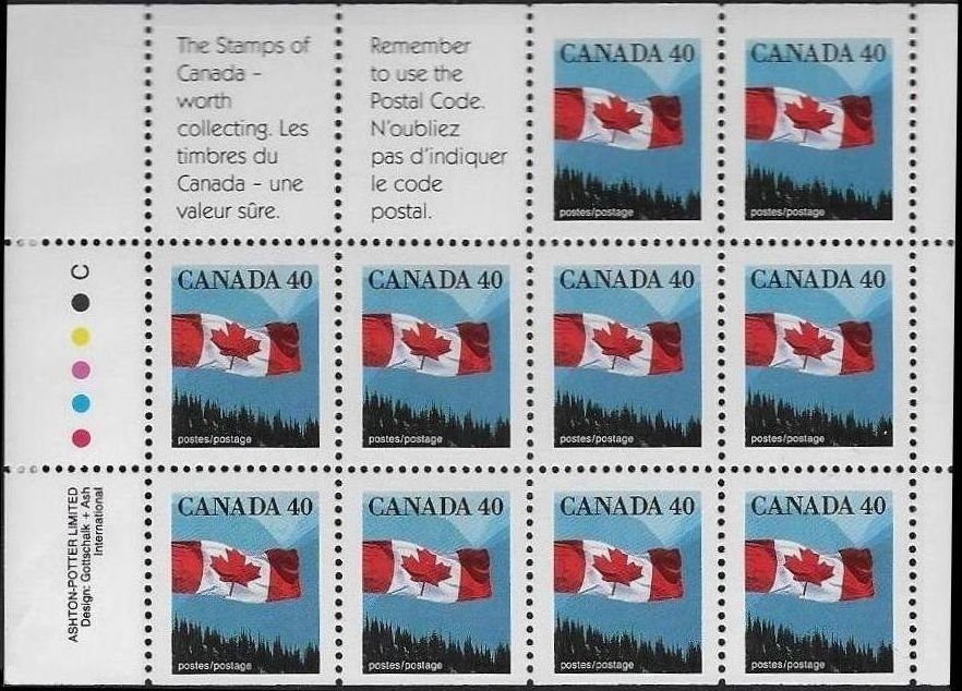 The Canadian Flag over Forest