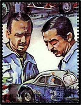 Stamp, Oscar and Juan Galvez, Argentina,  