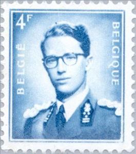 Stamp, King Baudouin, Belgium,  , Heads of State, Uniforms, Kings