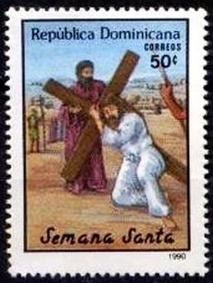 Jesus carrying cross