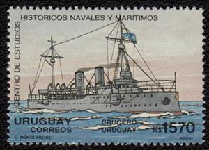 Stamp, Cruiser Uruguay, Uruguay,  