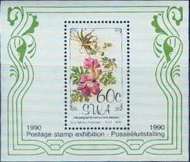Souvenir Sheet, Flowers, South-West Africa,  , Flowers