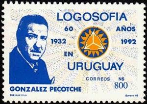 Stamp, Logosofy in Uruguay, 60th anniv., Uruguay,  