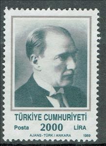 Stamp, Kemal Ataturk, Turkey,  