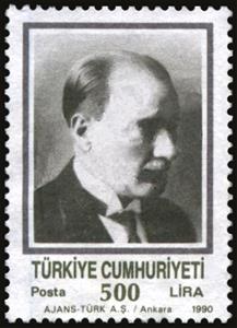 Stamp, Kemal Ataturk, Turkey,  
