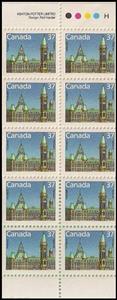 Booklet Pane, Parliament, Canada,  