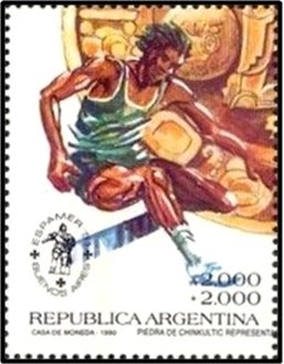 Stamp, Hurdles, Argentina,  