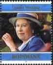Stamp, Queen wearing white and blue hat, Botswana,  , Queens