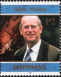 Stamp, Prince with horse, Botswana,  , Princes
